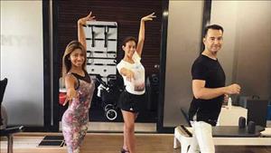 Bạn gái Ronaldo vẫn nhảy salsa, mặc quần jean khi bụng bầu vượt mặt