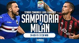 Nhận định Sampdoria vs AC Milan 17h30 ngày 24/9 (Serie A 2017/18)