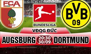Nhận định Augsburg vs Dortmund 20h30 ngày 30/9 (Bundesliga 2017/18)