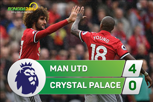 Tổng hợp: MU 4-0 Crystal Palace (Vòng 7 NHA 2017/18)