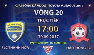 Thanh Hóa 1-1 Hải Phòng (KT): Bất phân thắng bại