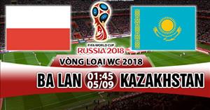 Nhận định Ba Lan vs Kazakhstan 01h45 ngày 5/9 (VL World Cup 2018)