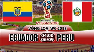 Nhận định Ecuador vs Peru 04h00 ngày 6/9 (VL World Cup 2018)