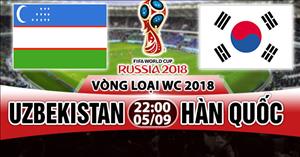 Nhận định Uzbekistan vs Hàn Quốc 22h00 ngày 5/9 (VL World Cup 2018)