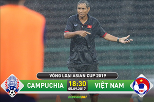 Campuchia vs Việt Nam (18h30 ngày 5/9): Chờ tài Mai Đức Chung