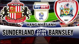Nhận định Sunderland vs Barnsley 22h00 ngày 1/1 (Hạng Nhất Anh)