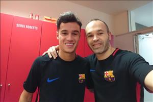 Coutinho bị Iniesta “dằn mặt” về chỗ đứng ở Barcelona