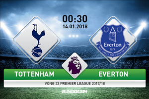 Tottenham vs Everton (00h30 ngày 14/1): Top 4 thẳng tiến