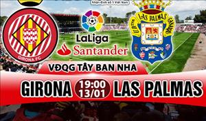 Nhận định Girona vs Las Palmas 19h00 ngày 13/1 (La Liga 2017/18)