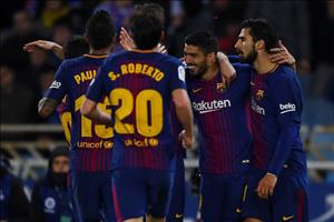 Những điểm nhấn sau chiến thắng lịch sử của Barca trước Sociedad
