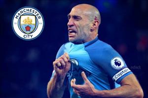Với Pablo Zabaleta, Manchester luôn là màu Xanh