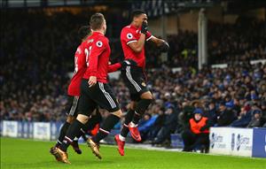 Tổng hợp: Everton 0-2 MU (Vòng 22 Premier League 2017/18)
