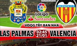 Nhận định Las Palmas vs Valencia 2h45 ngày 21/1 (La Liga 2017/18)