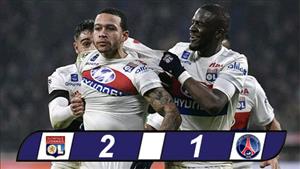 Lyon 2-1 PSG: Bom xịt M.U ra tay hạ sát kẻ thống trị