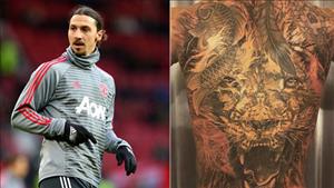 Tiền đạo Ibrahimovic hoàn tất bộ xăm hình ở lưng