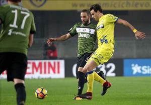Tổng hợp: Chievo 0-2 Juventus (Vòng 22 Serie A 2017/18)