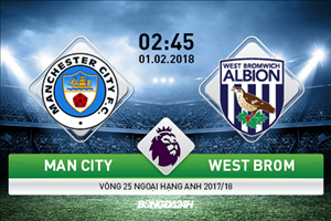 Man City 3-0 West Brom (KT): Thắng dễ, Man xanh vững vàng trên đỉnh BXH