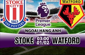 Nhận định Stoke vs Watford 03h00 ngày 1/2 (Premier League 2017/18)