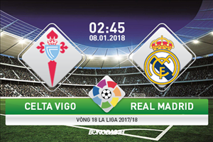 Celta Vigo vs Real Madrid (2h45 ngày 8/1): Còn lại gì sau cơn bão?