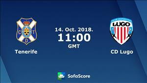 Nhận định Tenerife vs Lugo 18h00 ngày 14/10 (Hạng 2 TBN 2018/19)