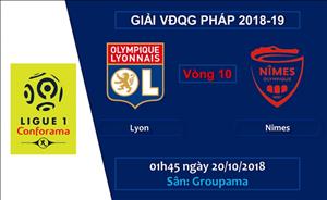 Nhận định Lyon vs Nimes 01h45 ngày 20/10 (Ligue 1 2018/19)