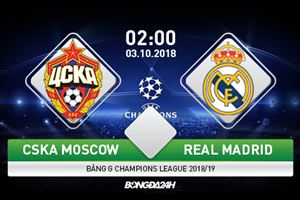CSKA Moscow 1-0 Real Madrid (KT): Dứt điểm vô duyên, Kền kền bị bắn gục ở nước Nga