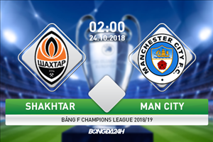 Nhận định Shakhtar Donetsk vs Man City (2h ngày 24/10): Chiến thắng dễ dàng