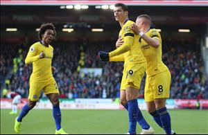 Dư âm Burnley 0-4 Chelsea: Không Hazard, không vấn đề