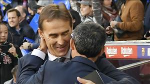 Valverde an ủi đồng nghiệp Lopetegui sau khi vùi dập Real tan nát