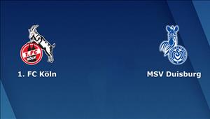 Nhận định Cologne vs Duisburg 01h30 ngày 9/10 (Hạng 2 Đức 2018/19)