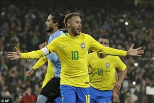 Video tổng hợp: Brazil 1-0 Uruguay (Giao hữu quốc tế)