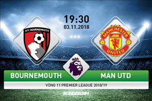 Bournemouth 1-2 MU (KT): Quỷ đỏ thắng phút chót kịch tính