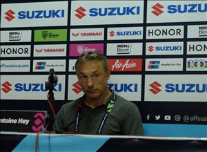 HLV Myanmar hài lòng với trận hòa may mắn trước Việt Nam