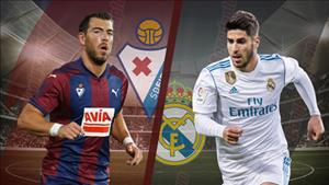 Kết quả Eibar vs Real Madrid trận đấu vòng 13 La Liga 2018/19