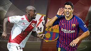 Kết quả Vallecano vs Barca trận đấu vòng 11 La Liga 2018/19