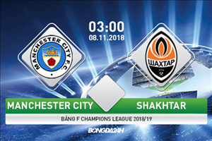 Nhận định Man City vs Shakhtar Donetsk (3h00 ngày 8/11): Đoạt vé sớm