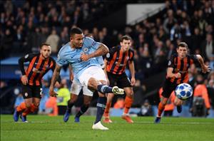 Những thống kê ấn tượng sau trận Man City 6-0 Shakhtar Donetsk