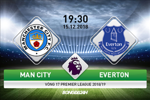 Man City 3-1 Everton: Jesus đưa The Citizens tạm thời trở lại ngôi đầu (KT)