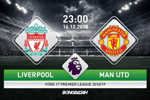 Nhận định Liverpool vs Man Utd (23h00 ngày 16/12): Thời cơ phá dớp