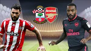 Kết quả Southampton vs Arsenal trận đấu vòng 17 Premier League 2018/19