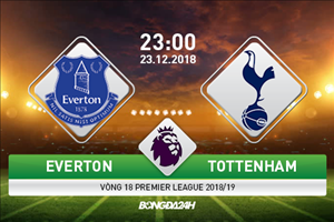 Nhận định Everton vs Tottenham (23h00 ngày 23/12): Đại tiệc tấn công
