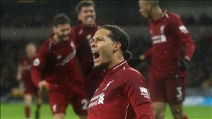 Tiết lộ: Van Dijk bị ốm nhưng vẫn tỏa sáng trước Wolves