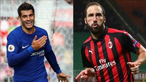 Chelsea muốn trao đổi giữa Morata và Higuain