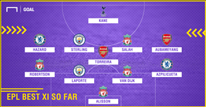 Đội hình tiêu biểu sau 18 vòng đấu ở Ngoại hạng Anh 2018/19