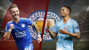 Kết quả Leicester vs Man City trận đấu vòng 19 Premier League 2018/19