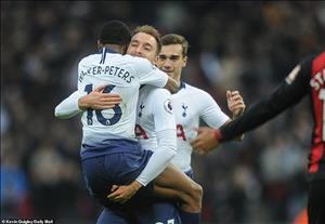 Video tổng hợp: Tottenham 5-0 Bournemouth (Vòng 19 Premier League 2018/19)
