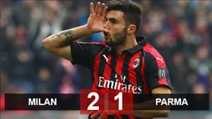 AC Milan 2-1 Parma: Sao trẻ tỏa sáng