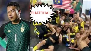 Các tuyển thủ Malaysia ra sức troll thủ môn Thái Lan sau khi vào CK AFF Cup 2018