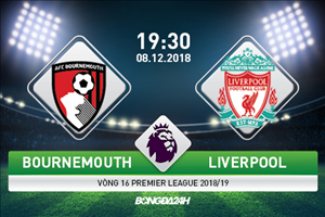 Nhận định Bournemouth vs Liverpool (19h30 ngày 8/12): Ba điểm không chỉ vì ngôi đầu bảng