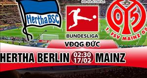 Nhận định Hertha Berlin vs Mainz 02h30 ngày 17/2 (Bundesliga 2017/18)